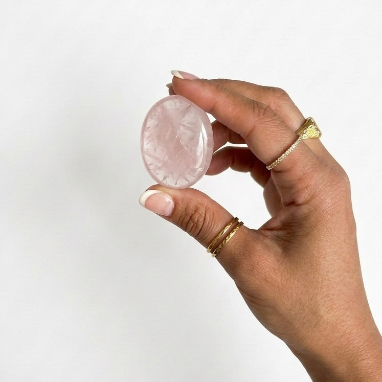 Pierre Anti-Stress : Quartz Rose
